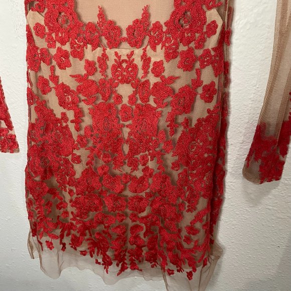 REVOLVE For Love and Lemons sheer embroidered dress - Picture 7 of 12